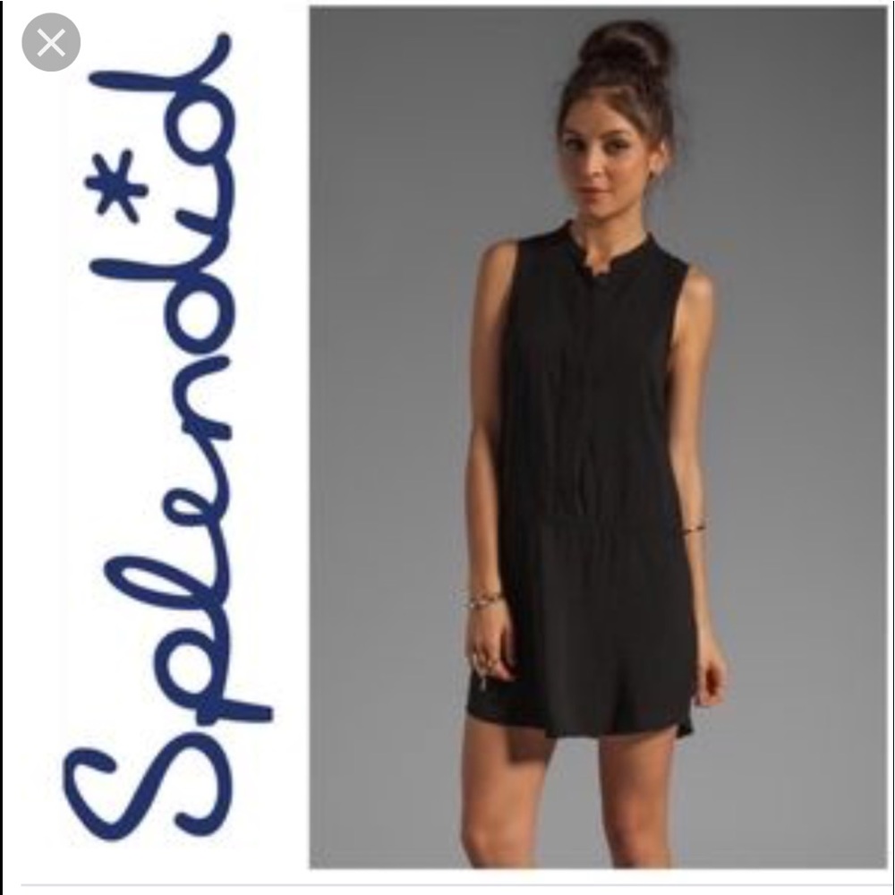 NEVER WORN SPLENDID Sleeveless Henley Shirtdress